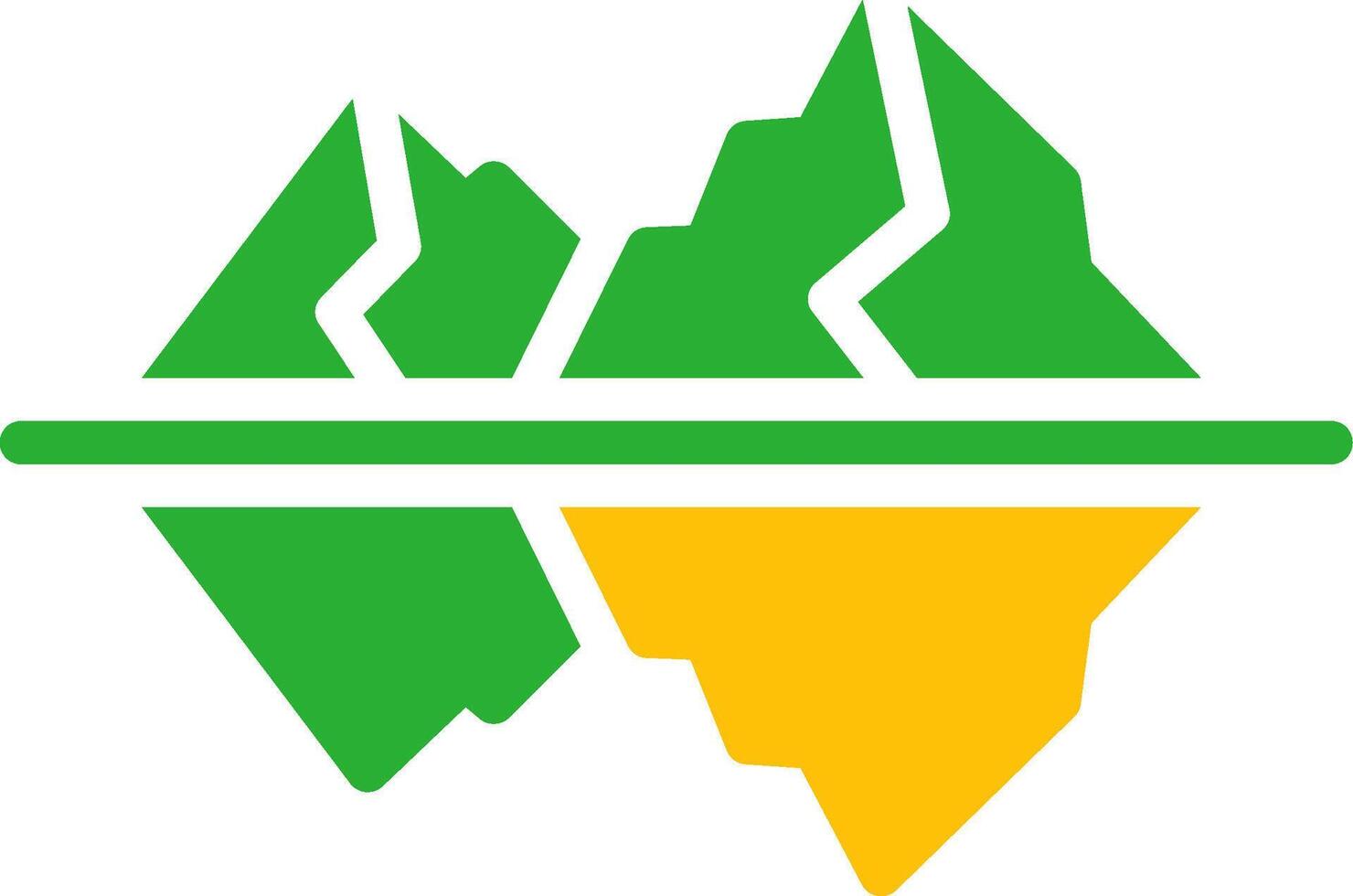 Line Two Colour vector