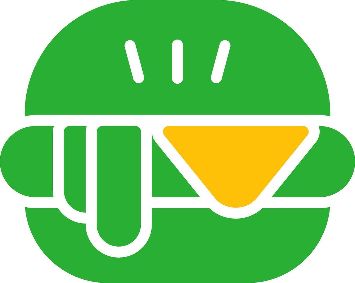 Line Two Colour vector