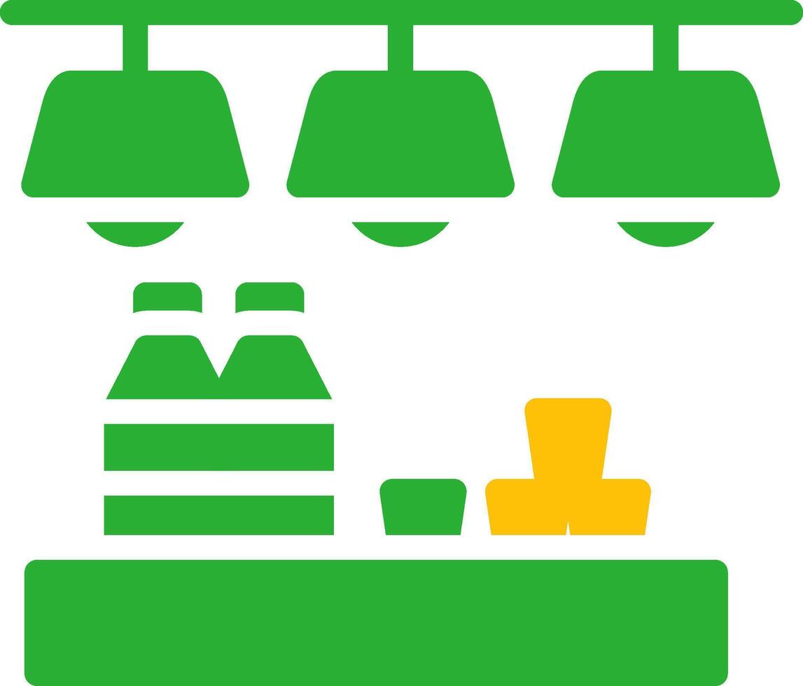 Line Two Colour vector