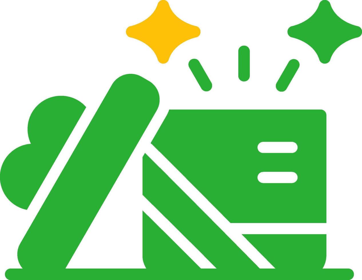 Line Two Colour vector
