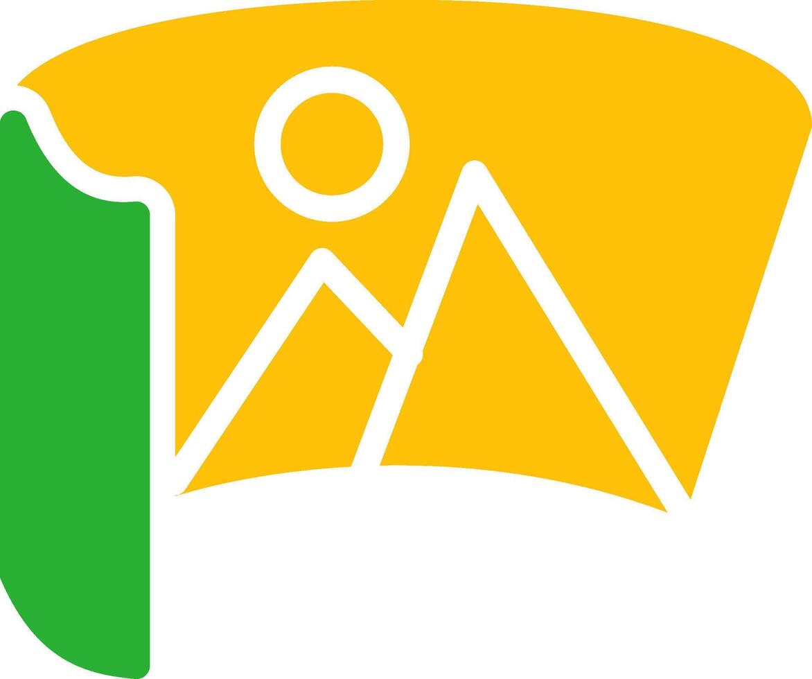 Line Two Colour vector