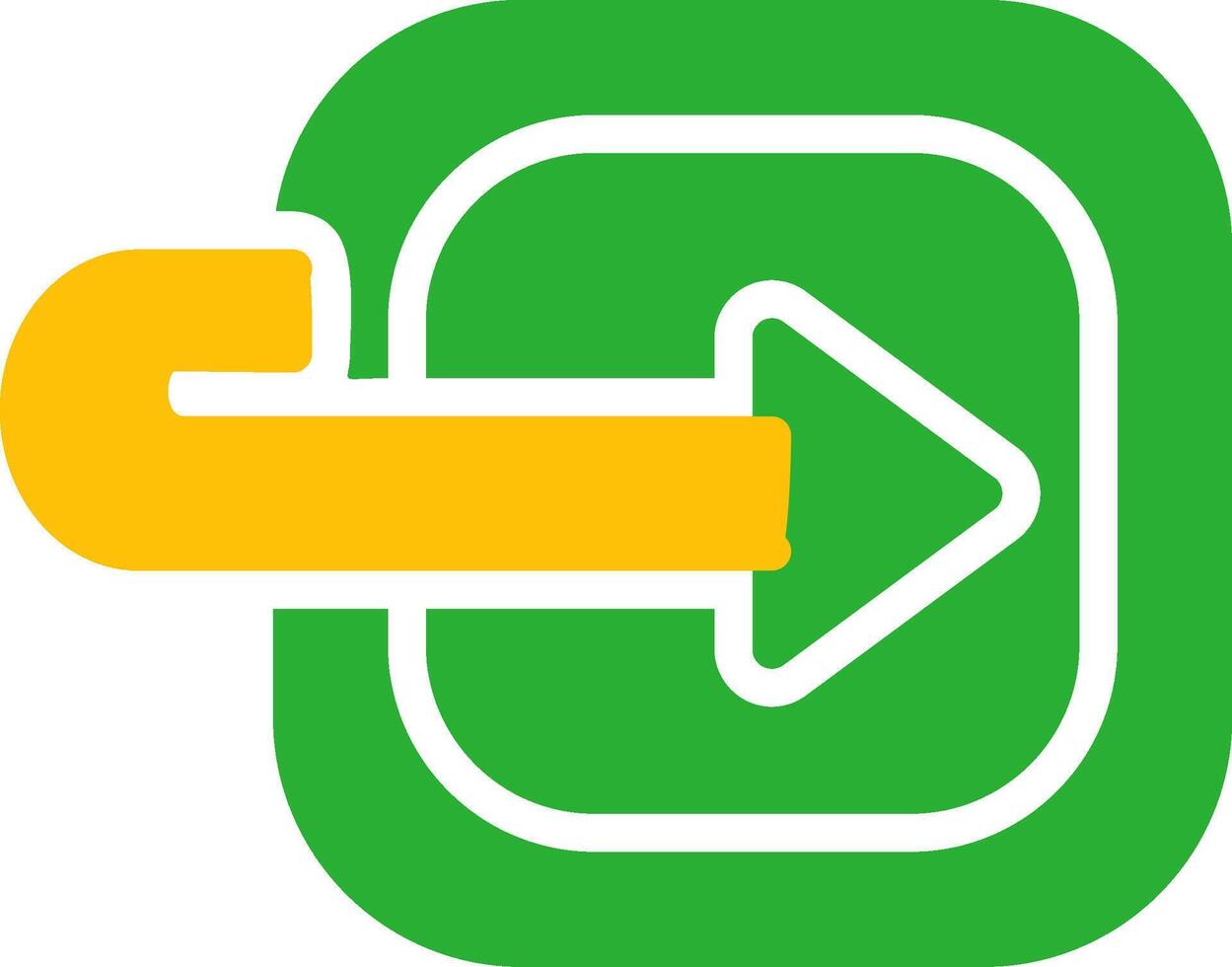 Line Two Colour vector