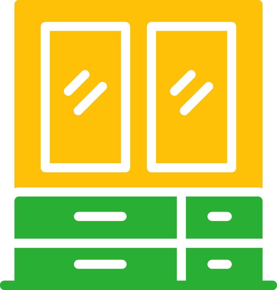 Line Two Colour vector