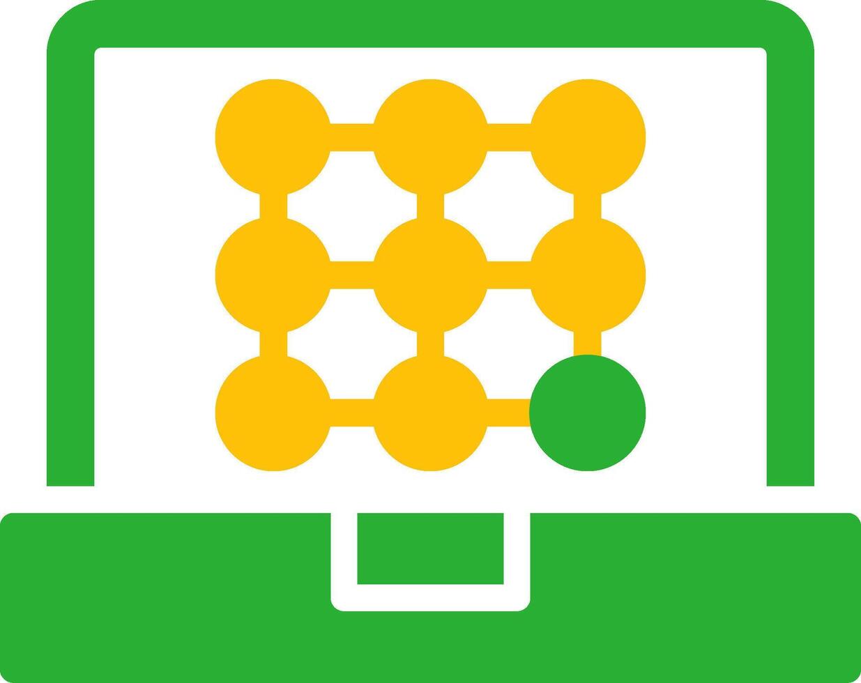 Line Two Colour vector