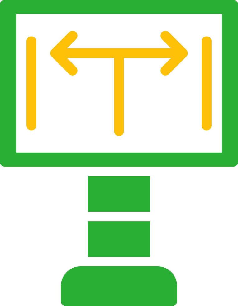 Line Two Colour vector