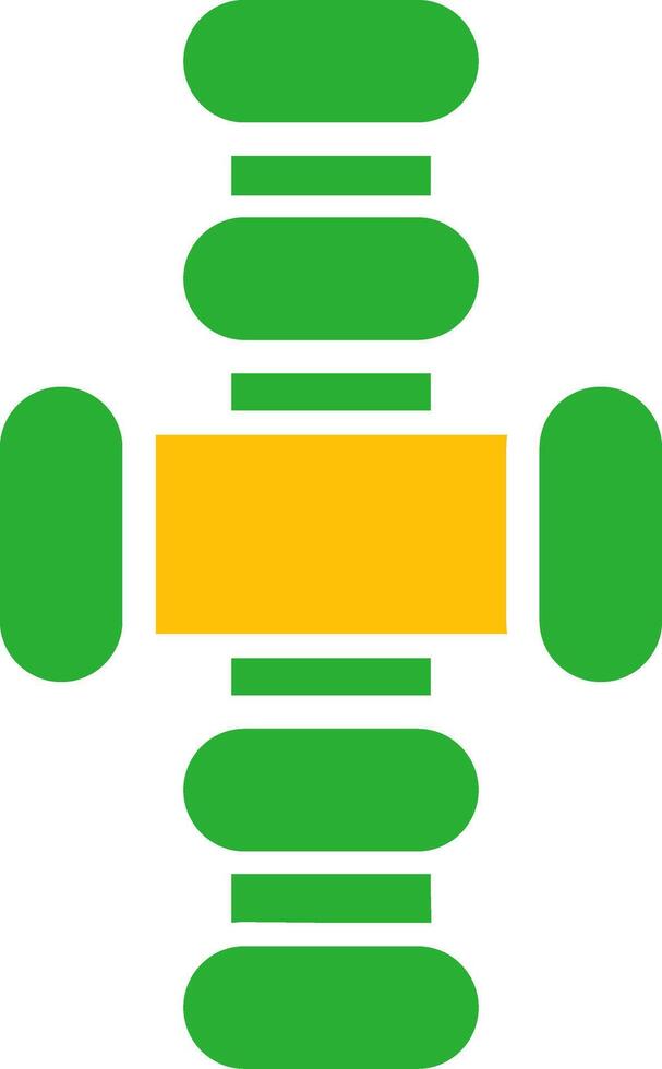 Line Two Colour vector