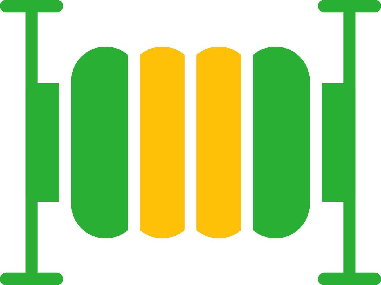 Line Two Colour vector