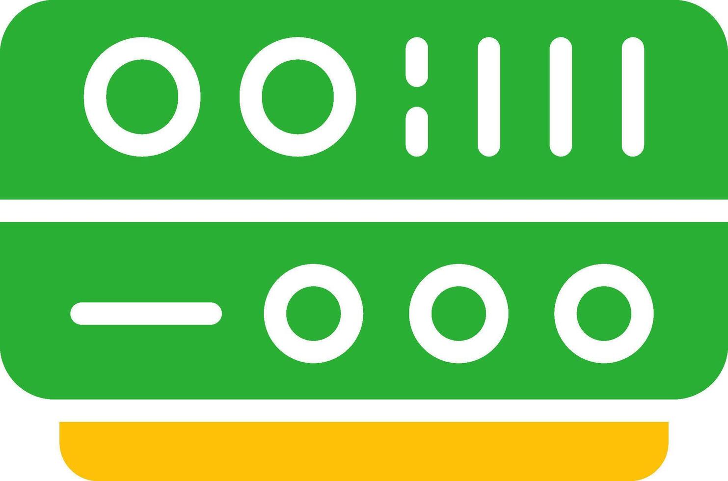 Line Two Colour vector
