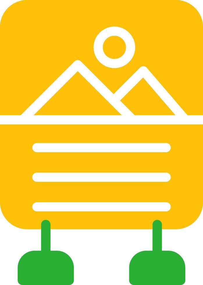 Line Two Colour vector