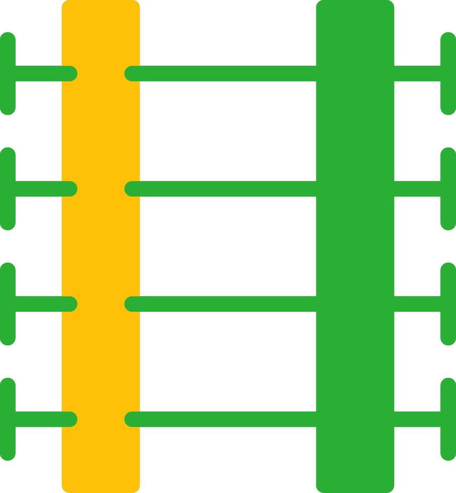 Line Two Colour vector