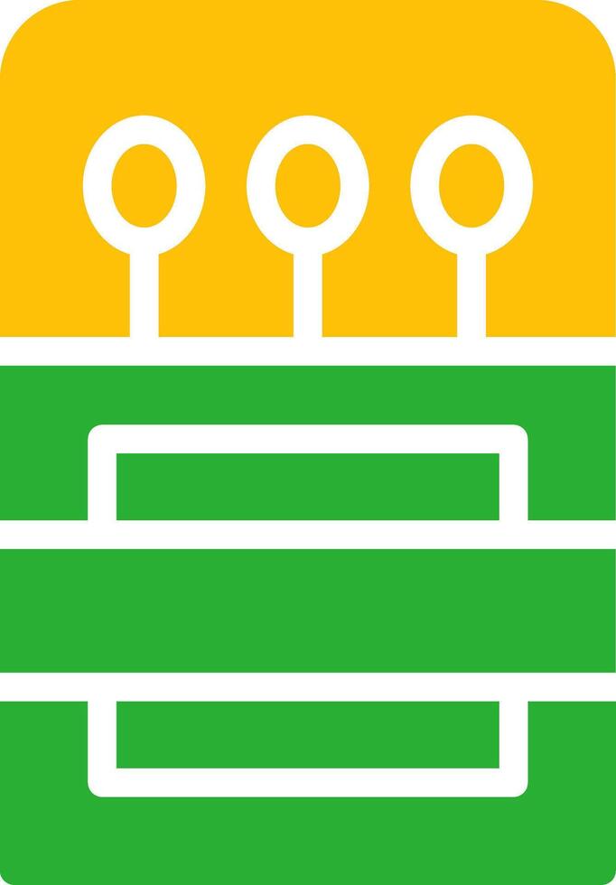 Line Two Colour vector