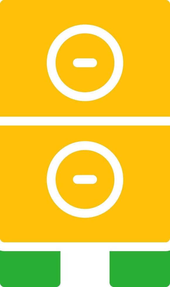 Line Two Colour vector