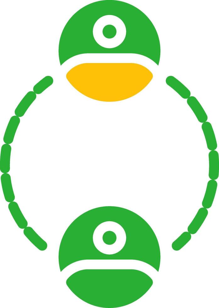 Line Two Colour vector