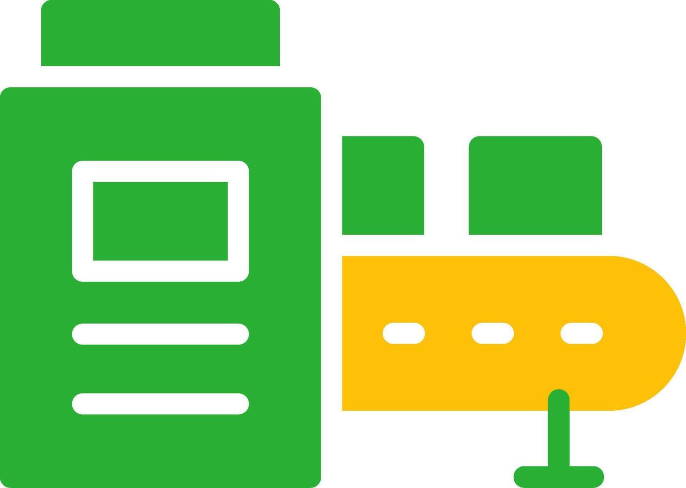 Line Two Colour vector