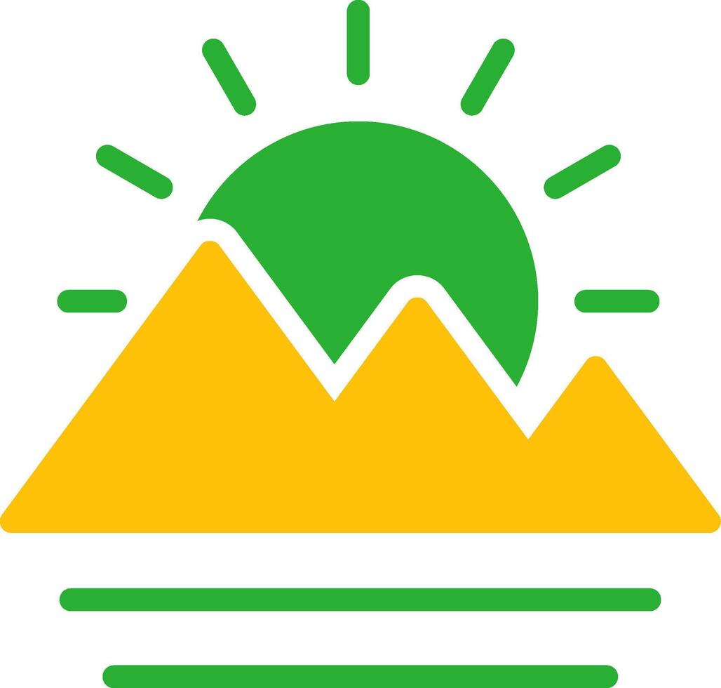 Line Two Colour vector