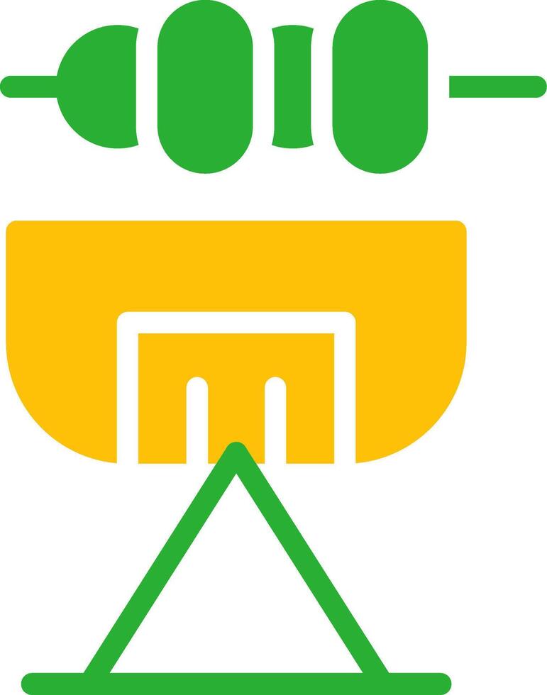 Line Two Colour vector