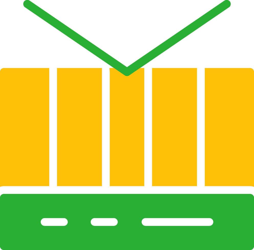 Line Two Colour vector