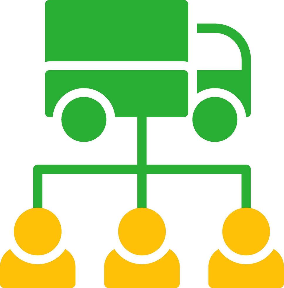 Line Two Colour vector