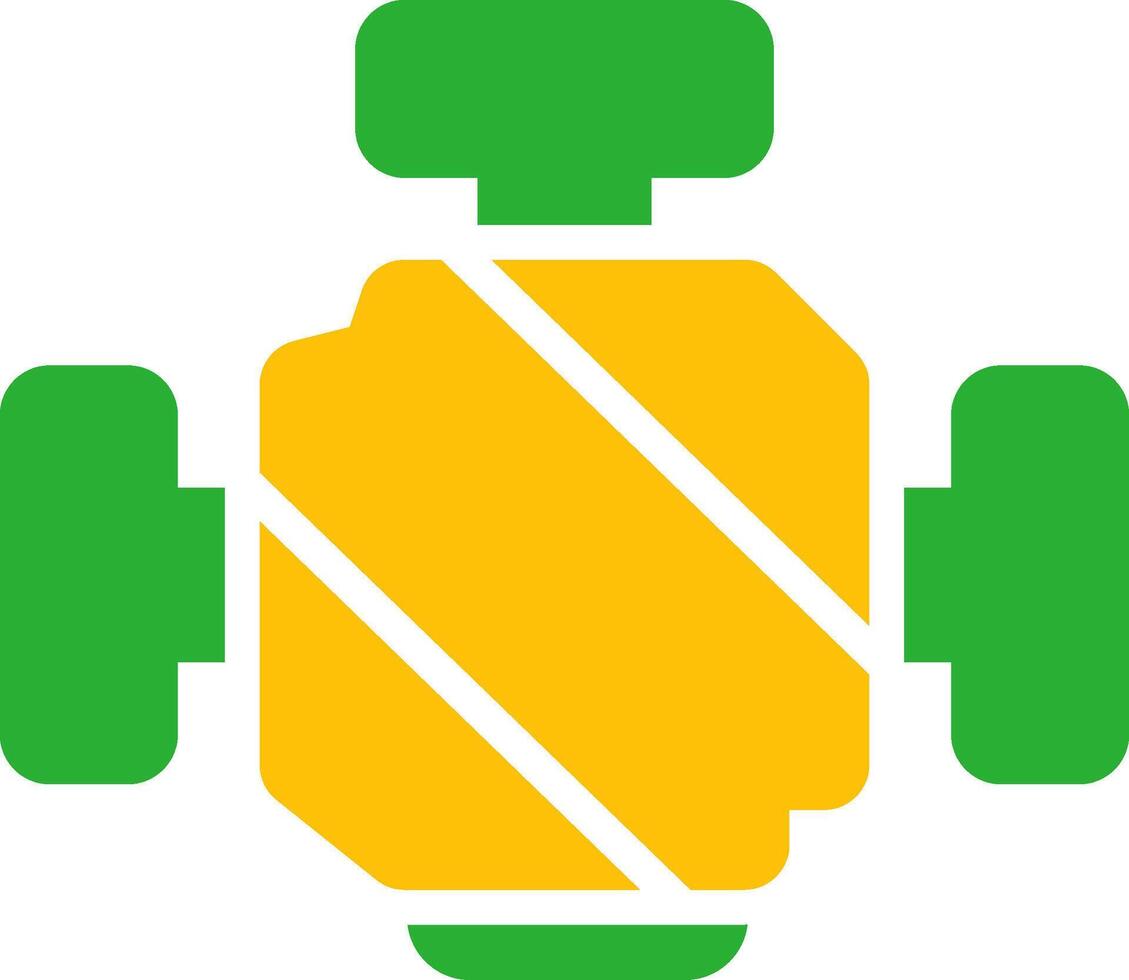 Line Two Colour vector