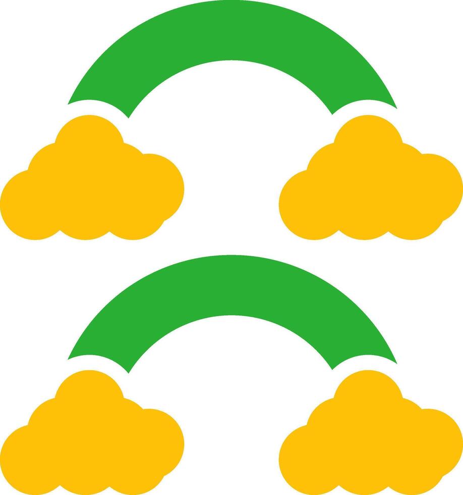 Line Two Colour vector