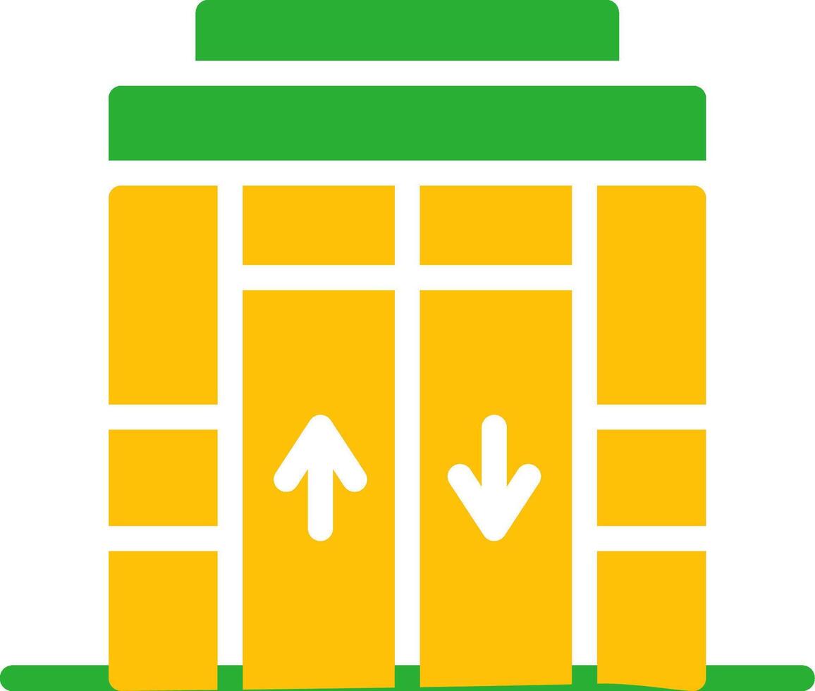 Line Two Colour vector