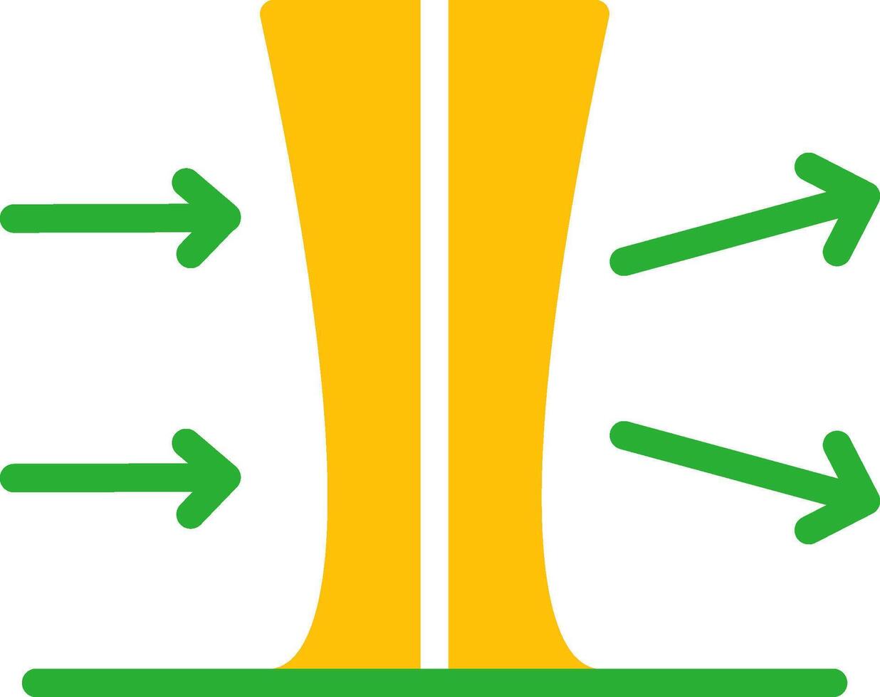 Line Two Colour vector