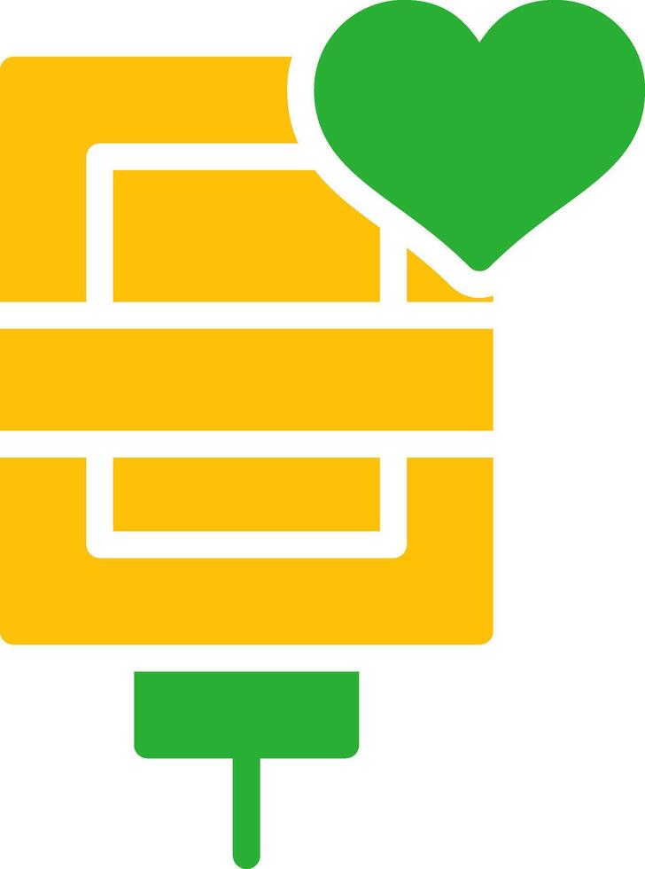 Line Two Colour vector