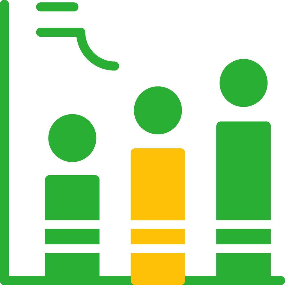 Line Two Colour vector
