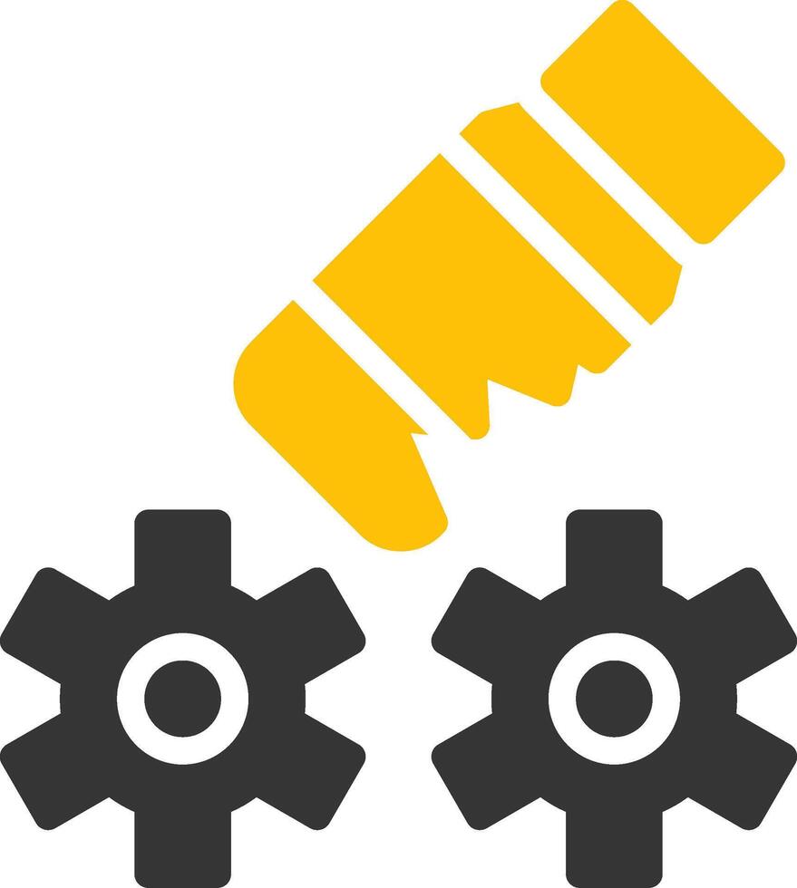 Line Two Colour vector