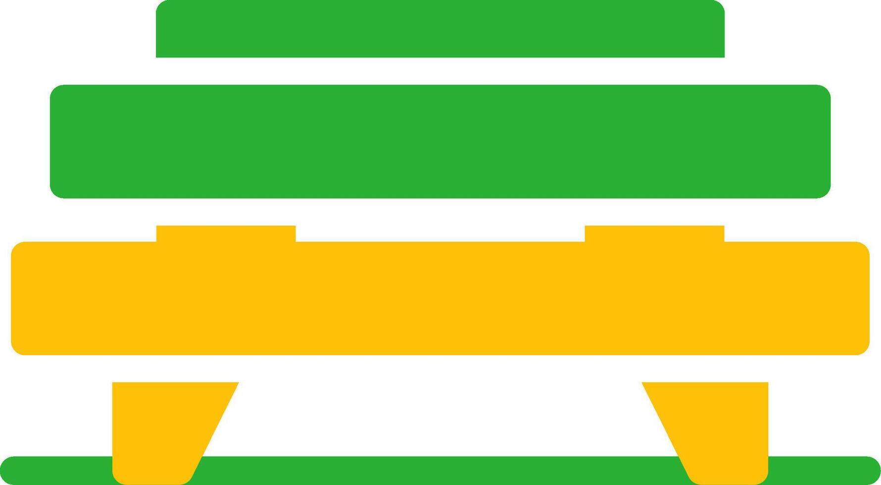 Line Two Colour vector