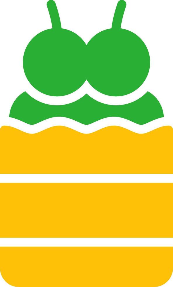 Line Two Colour vector