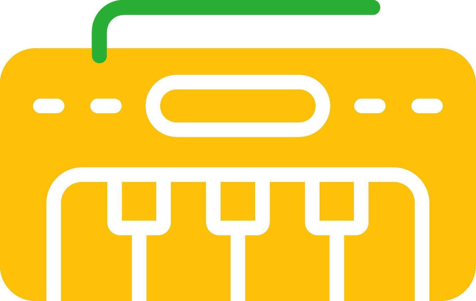 Line Two Colour vector