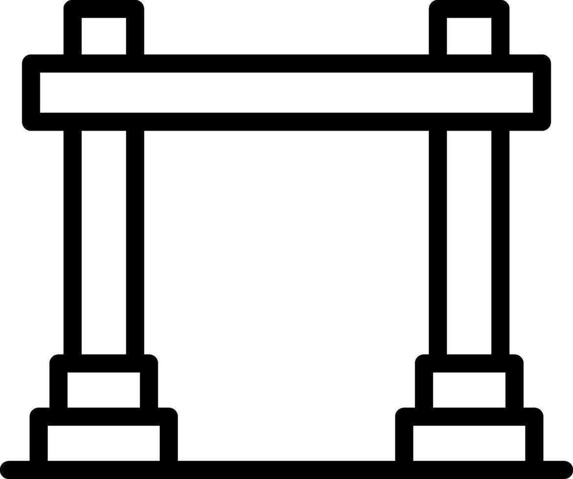 Line Two Colour vector