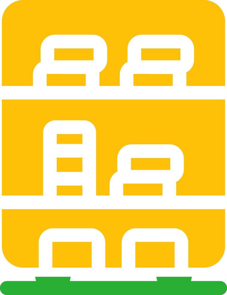 Line Two Colour vector