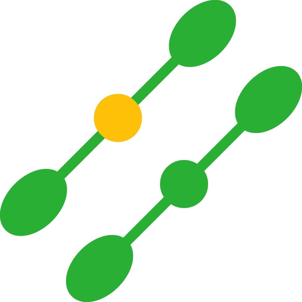Line Two Colour vector