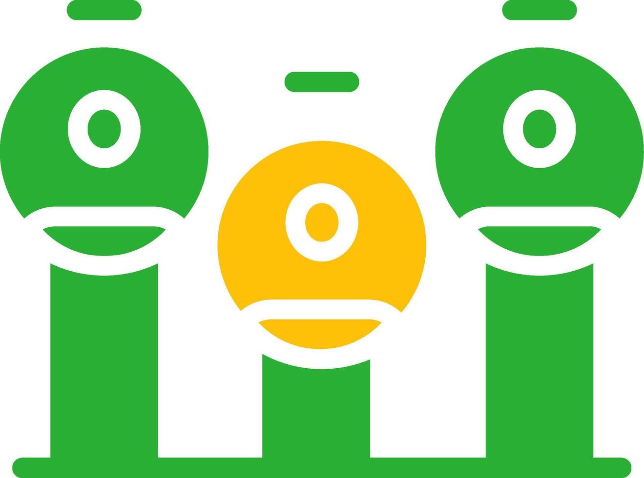 Line Two Colour vector