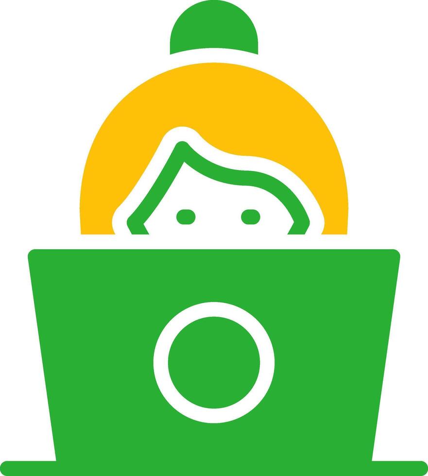 Line Two Colour vector