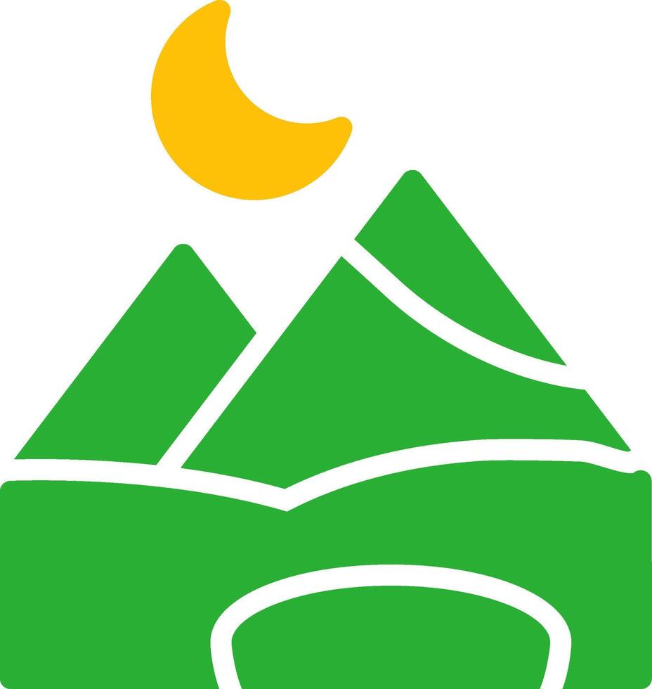 Line Two Colour vector