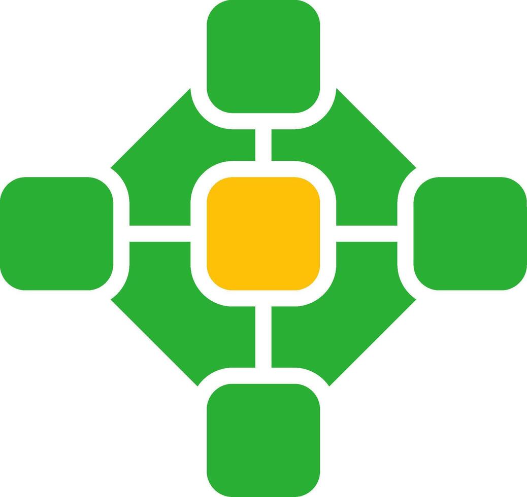 Line Two Colour vector