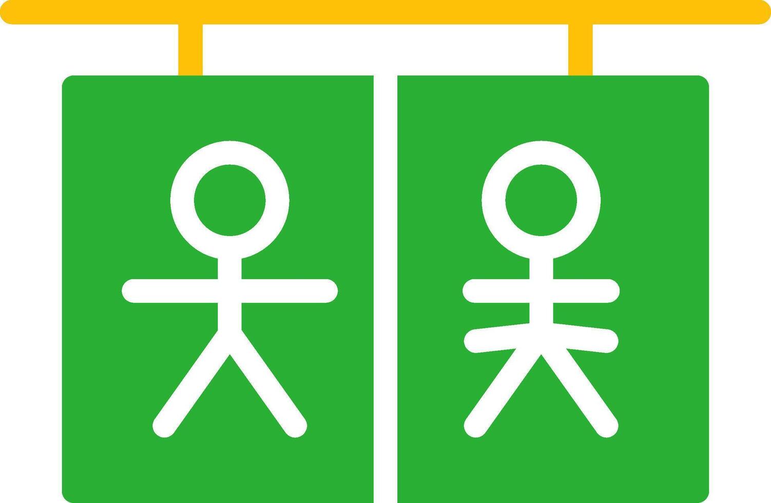 Line Two Colour vector