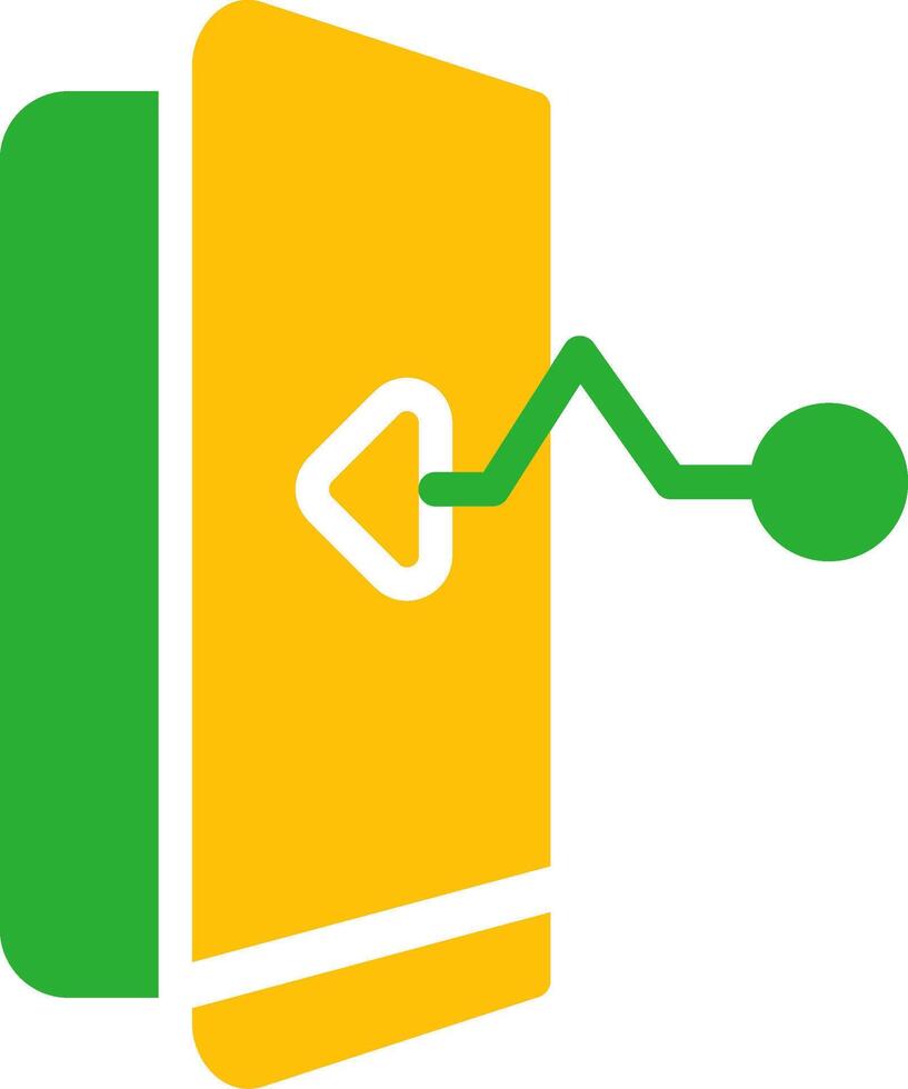 Line Two Colour vector