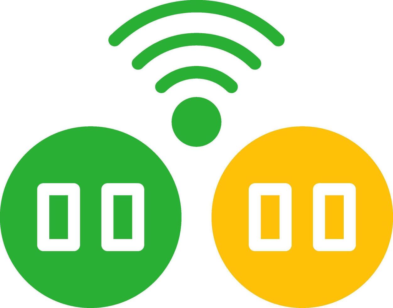 Line Two Colour vector