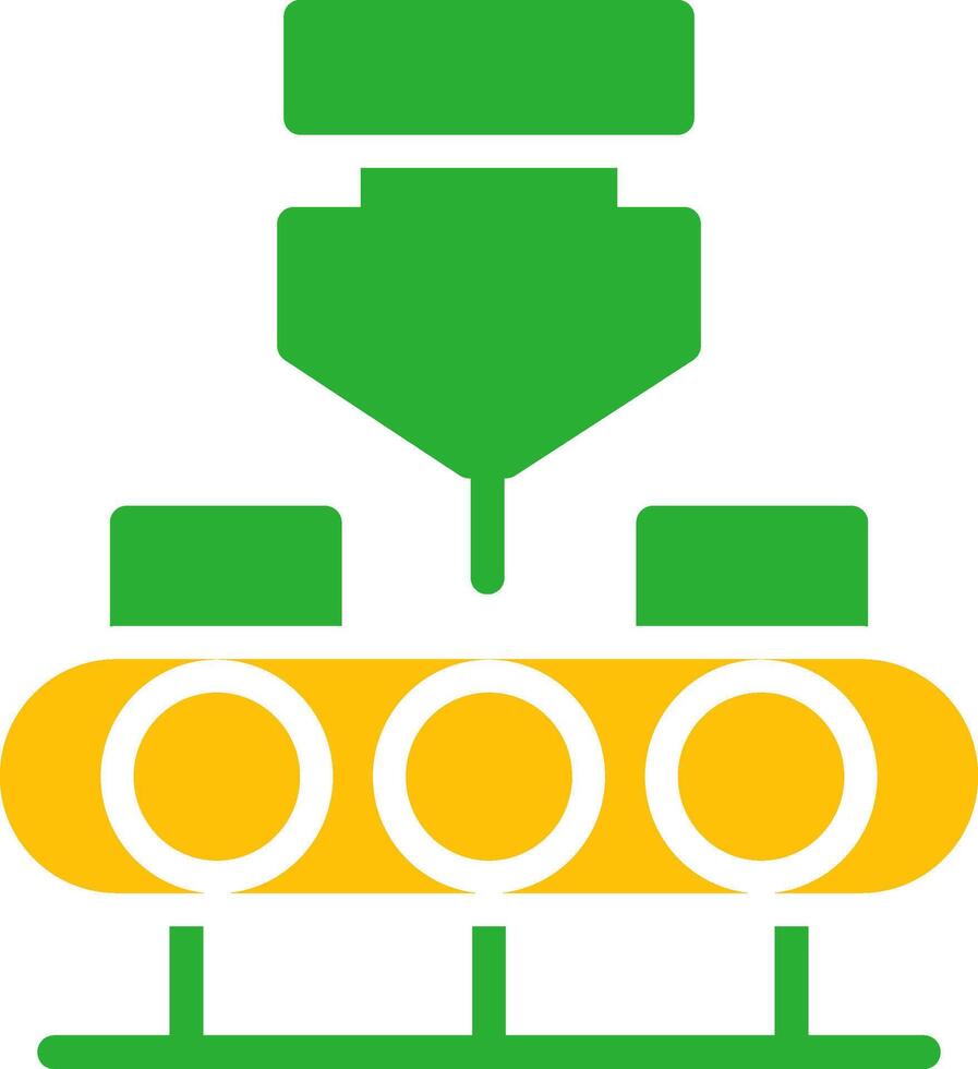 Line Two Colour vector