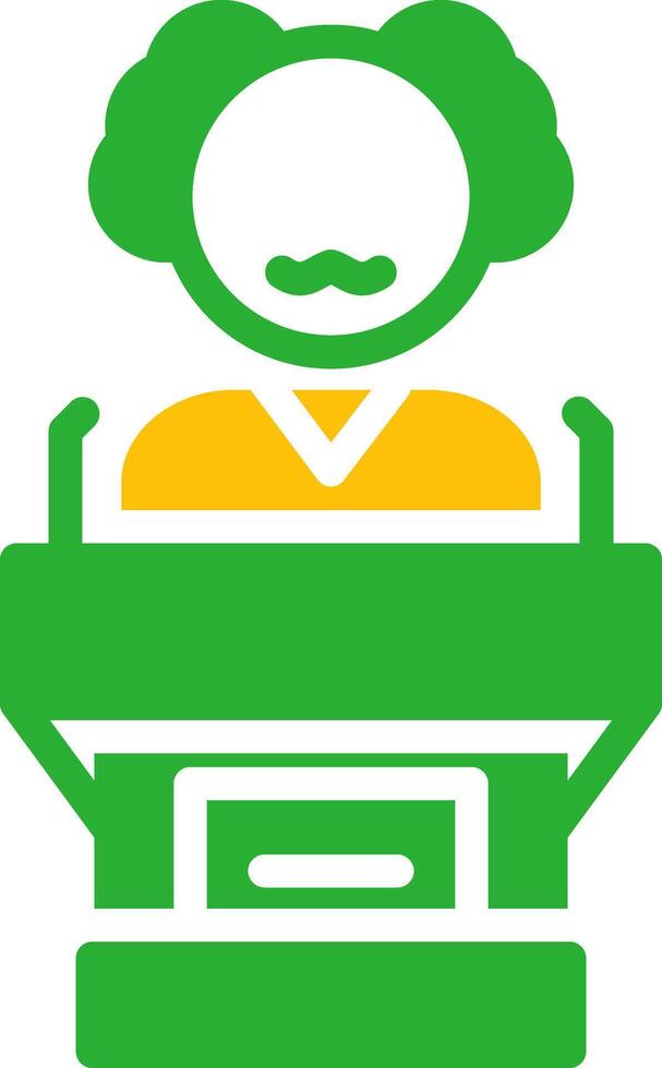 Line Two Colour vector