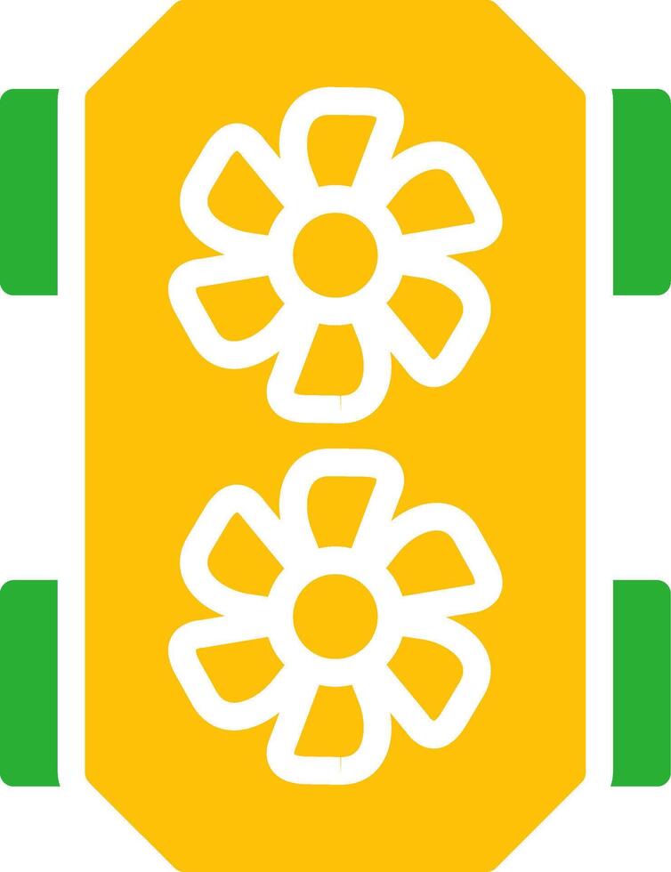Line Two Colour vector