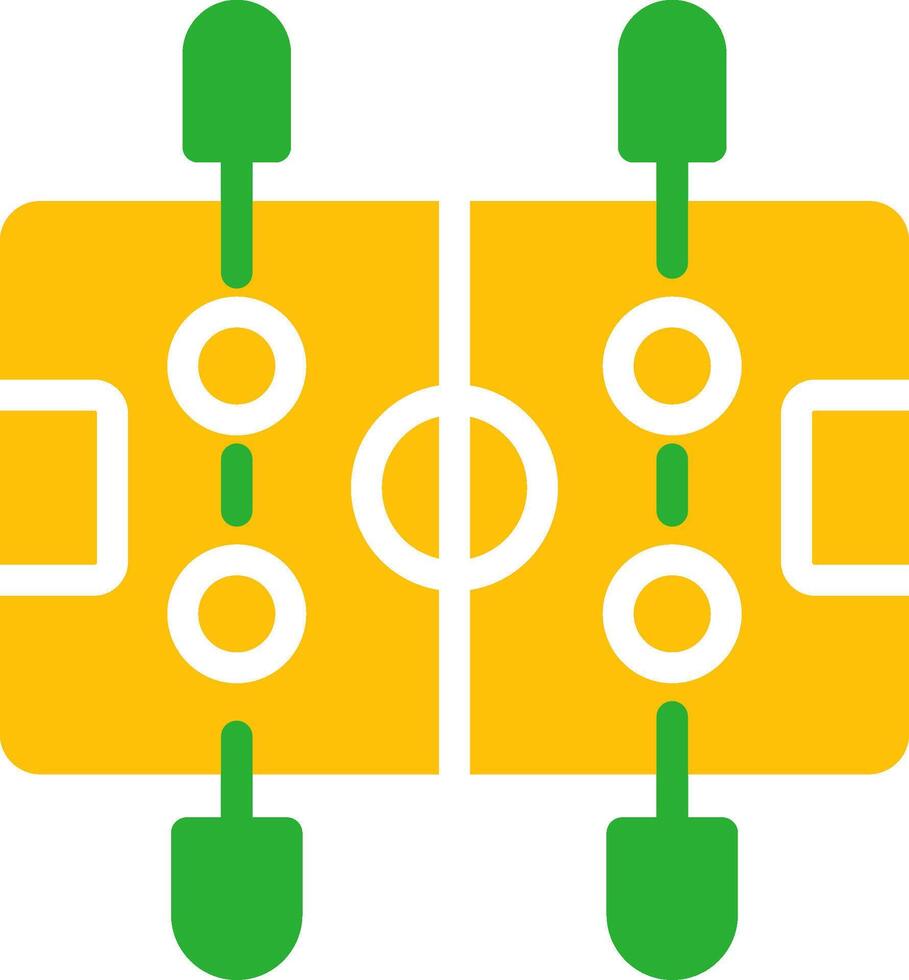 Line Two Colour vector