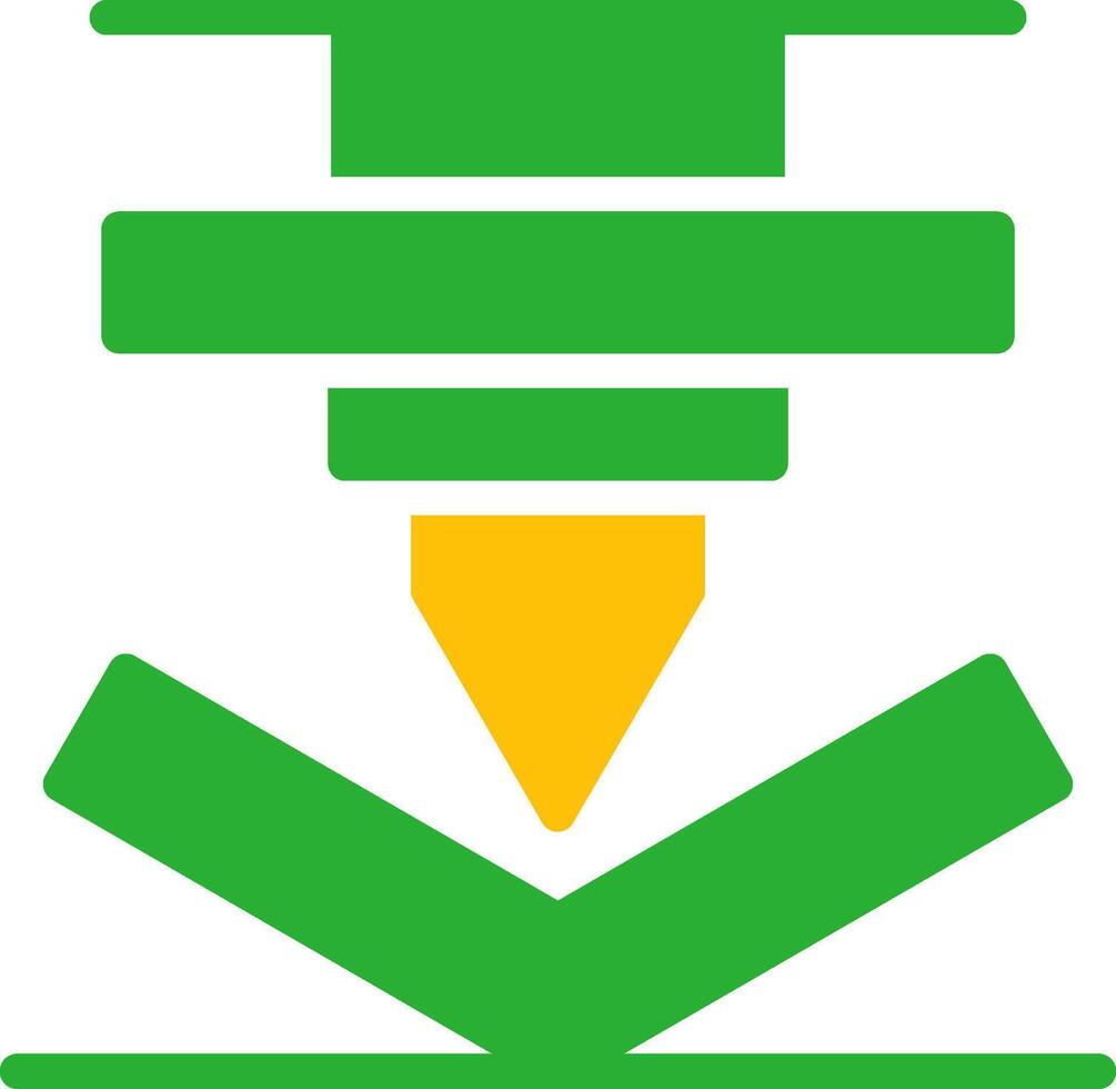 Line Two Colour vector