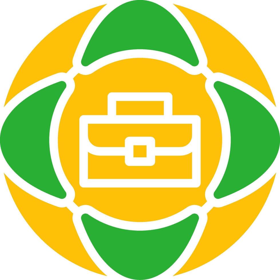 Line Two Colour vector