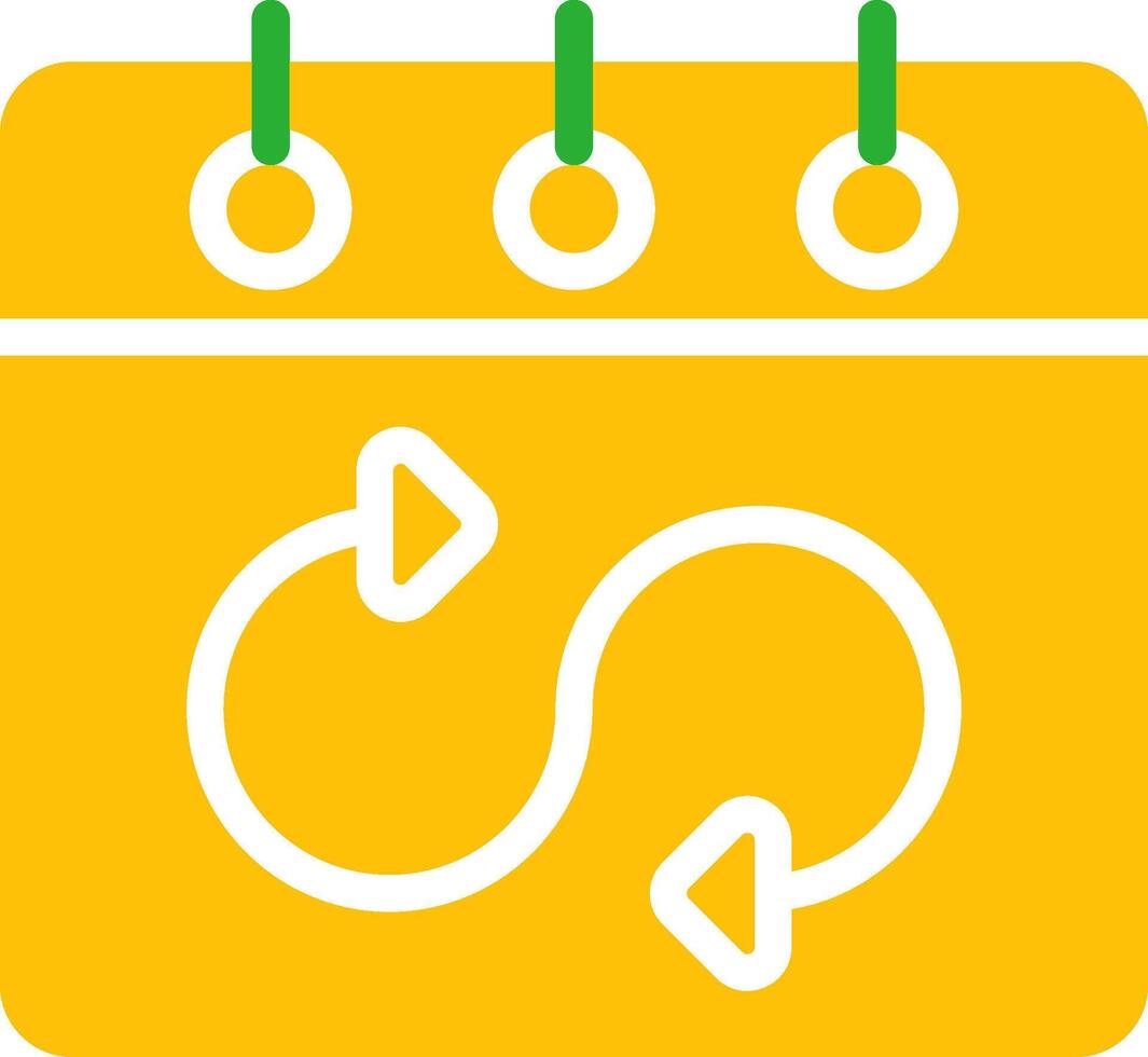 Line Two Colour vector