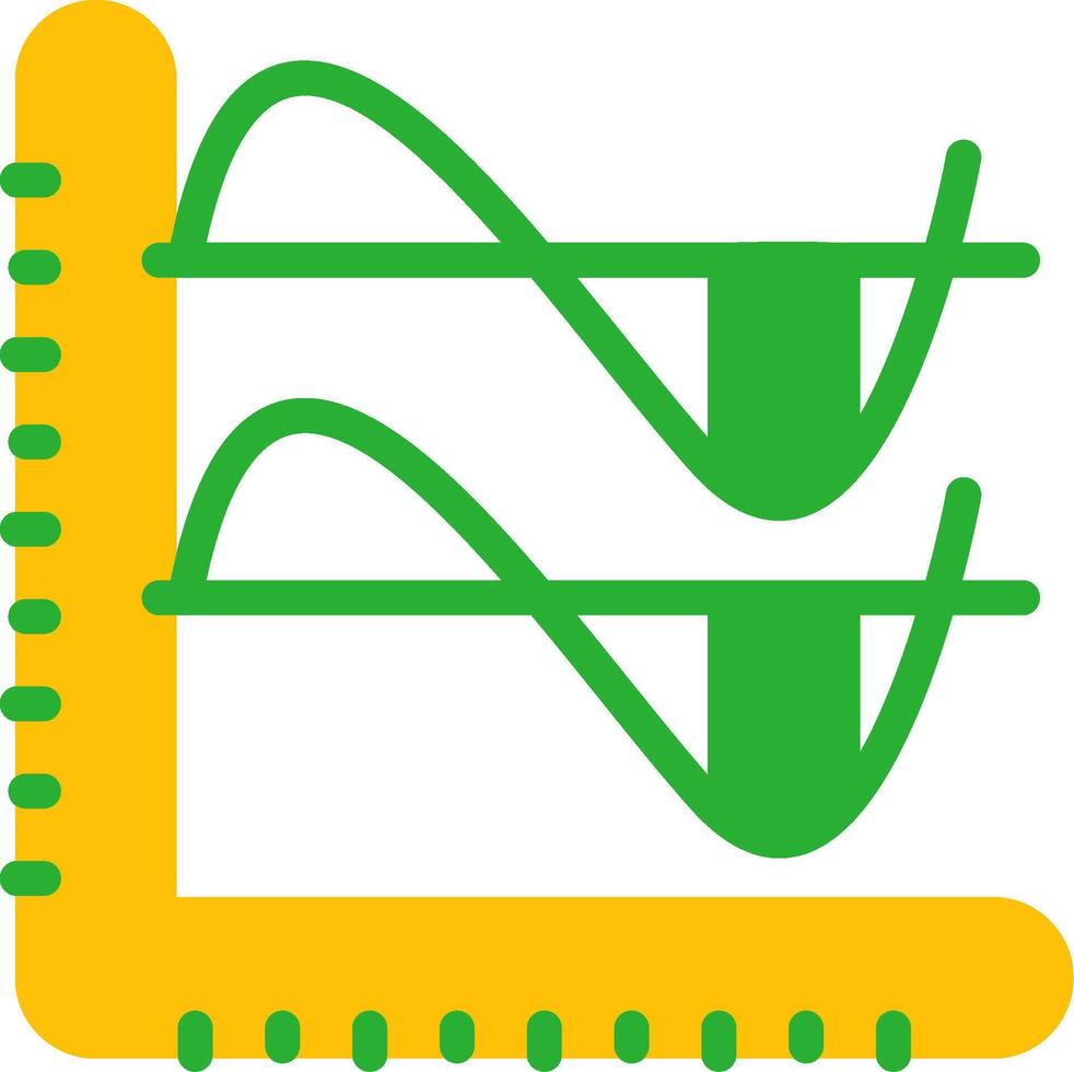 Line Two Colour vector